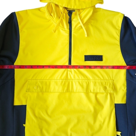 Nike SB Everett Repel Yellow Anorak Hoodie Jacket Size Large - Picture 3 of 14